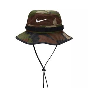 Nike Dri-FIT Apex Camo Print Bucket Hat NWT Size Small Adult Unisex (FB5622-222)